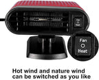 Car Window Defroster 12V Portable Heater For Windshield And Side Fast Heating Electric Demister With Noiseless Motor And Overheat Compact Handheld Design