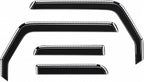 2018-2026 in-Channel Rain Guards for Jeep Wrangler JL Side Window Deflector Visors Unlimited 4 Door & for Jeep Gladiator JT 2020-2026 Vent Shades