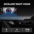 Backup Camera 4.3' HD 1080P Front Rear View Monitor kit IP69 Waterproof Night Vision DIY Grid Lines for Car Trucks RVs Tractors Bus Semi-Trailers Pickup A43