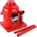 50 Tons / 110231 lbs Lifting Automotive Welded Hydraulic Bottle Jack for Repair Vehicle, Pickup, Truck, w/Manual Handle, Red,TOOLS-00365