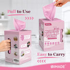 Microfiber Cleaning Cloth, 75 Sheets Microfiber Towels for Cars Commercial Grade Washcloths Lint-Free Bulk Shop Towel Cleaning Rags for Household Restaurant Garage Housekeeping, 11"x 9", Pink