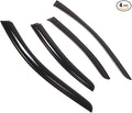 Window Visor Compatible with 2009-2015 Nissan Maxima Sedan, DGWV2-346 Outside Mount Deflector Rain Guard Dark Smoke, 4 Pcs Set