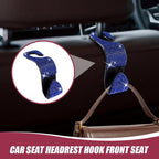 2 Pack Car Hooks, Bling Rhinestones Crystal Hooks, Auto Seat Back Organizers, Car Decorations Backseat Hanger, Car Seat Hooks Perfect for Holding Handbags, Clothes, Purses and Water Bottles