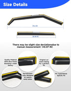 in-Channel Rain Guards Fit for Kia Seltos 2021 2022 2023 2024 2025 2026, Window Rain Guards Visors Vent Visors Window Deflector Vent Shades Car Accessories -4 pcs