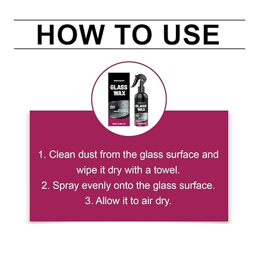 Anti Fog Windshield Spray, Waterproof Car Coating, 100ml Defogger with Clear Vision, Protective Glass, Modern Driving Style Accessory, Winter Supply for Highway and Garage
