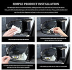 2PCS Blind Spot Convex Car Mirror, Side Mirror Blindspot, Rear View Mirrors with Wide Angle Adjustable Stick, Universal Car Blindspot Mirrors Exterior Accessories for Cars (Strip, 2PCS)