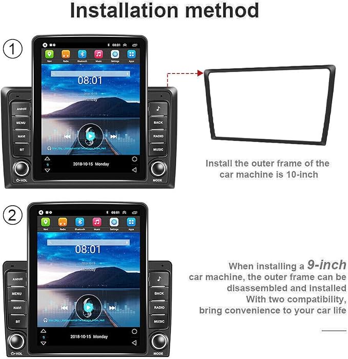 Android 14 Car Stereo Radio for GMC Terrain 2010-2017 with Wireless CarPlay & Android Auto, Head Unit Double Din 9.7" Touch Carplay Screen for Car, Bluetooth/WiFi/GPS/FM/SWC/Backup Camera 2+32G