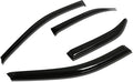 Window Visors Compatible with 12-15 Camry, 4Pcs Front & Rear Tape-On Window Vent Visor Deflectors Rain Guard, Glossy Dark Smoke