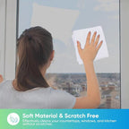 White Microfiber Cleaning Cloth, 24 Pack Cleaning Towels for Kitchen, Lint Free, Scratch-Free, Highly Absorbent, and Reusable Cleaning Rags for House, Window and Glass, Cars, 11.5 X11.5 inch