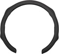 Nappa Leather Car Steering Wheel Cover Non Slip Vehicle Steering Wheel Cover Trim Protector, Quick Install Comfy Automotive Interior Decor, Universal fit 14½ to 15 inches Car Pickup SUV