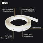 Door Edge Guard Protection Film Roll, 3/4" x 100' - Car or Truck Doors, Protective Barrier Against Minor Scratches, Paint Chips, Door Edge Impact, and Dings - Prevents Damage and Possible Rust