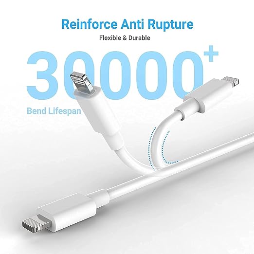 10FT iPhone Charger Lightning Cable, USB A to Lightning Fast Charging Cable for iPhone 14, 14 pro max,13 Plus,SE 2nd/12/11/Xs/XR, iPad 4/5/6/7/8, Mini 2/3/4/5, Air 2/3 Carplay Charging Cord