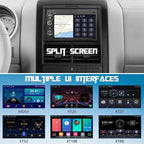 Android Car Radio Stereo for Ford F150 F250 F350 Fusion Edge Explorer Taurus Freestar 7 inch Touch Screen 2G+32G with Carplay/Android Auto SWC GPS WiFi Bluetooth FM RDS DSP