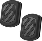Extra Strength Magnetic 3M Flush Mount Phone Holders for Your Car Dashboard and Flat Surfaces, Low Profile Cell Phone Holder with Thick Metal Plate for iPhone and Android, Not MagSafe, 2-Pack