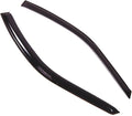 WD2-243 Dark Smoke 2 Pcs Set Window Visor (Outside Mount) Deflector Rain Guard Compatible with 1992-1996 Honda Prelude