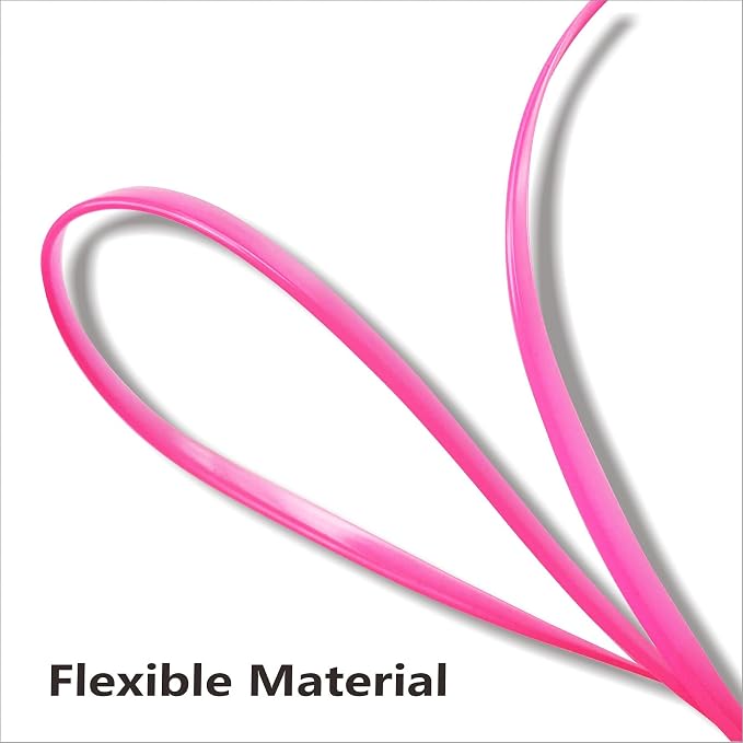 TIKUN TECH Pink Car Interior Decorative Molding Door Panel Gap Trim Strip (23Ft)