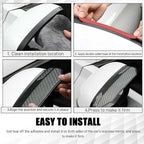 2PCS Universal Snap-On Side Mirror Rain Guards, Side Window Wind Deflectors & Visors, Car Mirror Rain Visor Eyebrow Cover, Carbon Fiber Side Mirror Rainproof Eyebrow Fit for Car Truck SUV