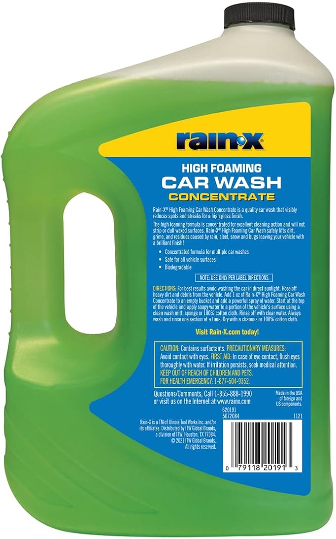620191 Car Wash - 100 fl oz. High-Foaming, Concentrated Formula for Greater Cleaning Action, Safely Lifting Dirt, Grime and Residues for an Exceptional Clean