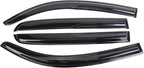 Tape-On Window Visors Deflectors Rain Guards 4 Piece Set ‎Compatible with 2004-2009 Toyota Sienna 94153