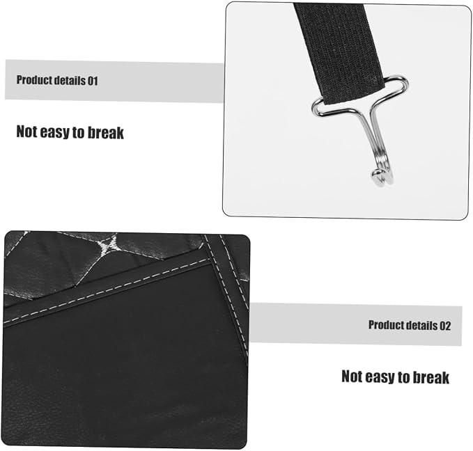 Car Seat Back Protector Durable Kick Mat with Built Storage Bag Backseat Organizer for Cars Comfortable Protection from Dirt Scratches for Family Travel