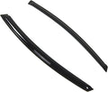 WD2-352 Dark Smoke 2 Pcs Set Window Visor (Outside Mount) Deflector Rain Guard Compatible with 2004-2010 Nissan Quest