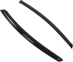 WD2-352 Dark Smoke 2 Pcs Set Window Visor (Outside Mount) Deflector Rain Guard Compatible with 2004-2010 Nissan Quest