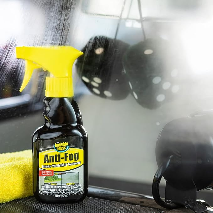99016 5-Piece Windshield Glass Treatment Kit Includes Anti-Fog for Interior, Rain Repellent for Exterior, Premium Spray Glass Cleaner, and (2) Microfiber Cleaning Cloths
