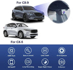 4K Dash Cam for 2017-2025 Mazda CX-5 & CX-9 Select Preferred Premium Plus Carbon Turbo Sport Grand Touring (Has Sunroof), OEM Look, 2160P UHD Video, WiFi&APP, Loop Recording Parking Mode, 64GB