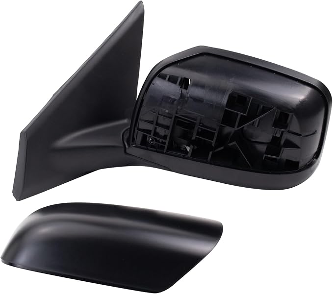 Driver and Passenger Side Mirror Assembly Set Power Heated Textured Black Compatible with 2008-2013 Nissan Rogue 2014-2015 Nissan Rogue Select