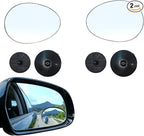 2PCS Blind Spot Mirror, Automotive Exterior Accessories, 360° Adjustable Hd Wide-Angle View For Most Cars, SUVs, Trucks (Oval Mirror)