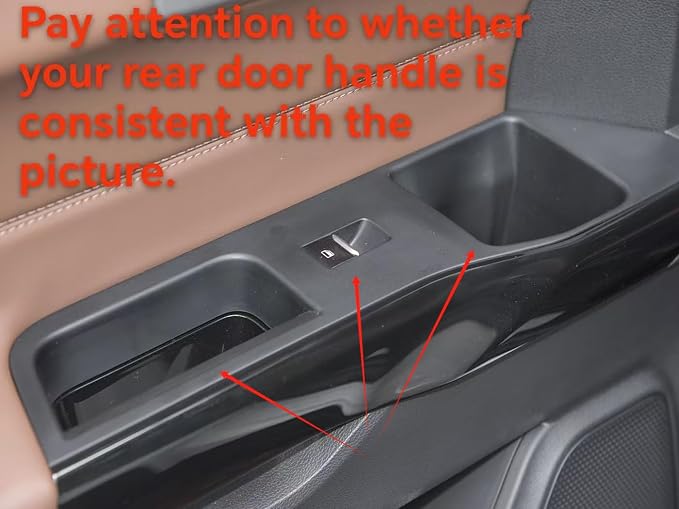 Door Handle Storage Box fit for Ford Explorer 2020 2021 2022 2023 2024 Accessories Car Pocket Organizer 4pcs/Set
