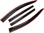 Smoke Tinted Tape-On Side Window Visor Designed for Toyota Sienna 2021 2022 2023 LE XLE XSE Limited Platinum Shatterproof Window Deflectors 4 pcs