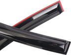 Black Outside Mount Window Rain Guards Compatible with 2019-2023 KIA Forte,Original,Durable Window Visor Deflectors