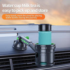 Car Cup Holder Expander, 2-in-1 Multifunction Cup Holder with Suction Cup & Adjustable Base, Cupholder Expander for 10-46 OZ Yeti, Hydroflask Extra Automotive Cup Holder for Car