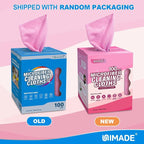 Microfiber Cleaning Cloth, 100 Sheets Microfiber Towels for Cars Commercial Grade Washcloths Lint-Free Bulk Shop Towel Cleaning Rags for Household Restaurant Garage Housekeeping,11"x 9", Pink