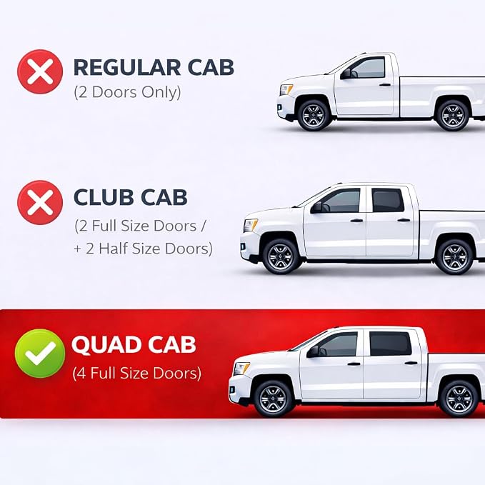 KPY Rain Guards Fit for 2000-2004 Dodge Dakota Quad Cab, in-Channel Window Visors Vent Wind Deflectors 4PC, Truck Accessories for 00-04 Dakota (Crew Cab Only)