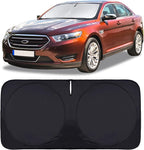 Sun Shade for Ford Taurus 2013 2014 2015 2016 2017 2018 2019-2023 Accessories Window Sunshade Custom Fit Taurus Sedan Windshield Sun Visor Reflective Protector Foldable Shield Blocks UV Rays