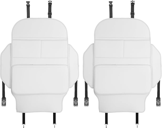 Seat Back Protector,Shields Seat Backs From Kicks and Adds Storage | kick mats back seat protector easy to install and clean, well-crafted, sturdy, durable and stylish.2 Pack