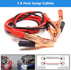 Car Roadside Emergency Kit, Vehicle Truck Safety Road Side Assistance Kits Auto Accessory, with Jumper Cables, Car Vacuum, etc