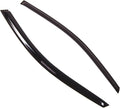WD2-227 Dark Smoke 2 Pcs Set Window Visor (Outside Mount) Deflector Rain Guard Compatible with 2002-2005 Honda Civic SI