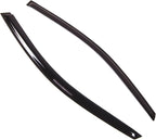 WD2-227 Dark Smoke 2 Pcs Set Window Visor (Outside Mount) Deflector Rain Guard Compatible with 2002-2005 Honda Civic SI