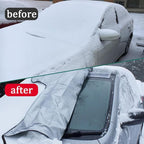 Car Windshield Cover for Ice and Snow, Frost Guard Windshield Cover, Car Windshield Snow Cover Winter Ice Sunshade Protector, Universal Car Exterior Accessories for Cars, Trucks, Vans (Front)