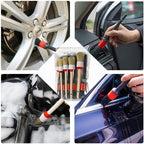10PCS Car Auto Detailing Brush Set, Auto Detailing Brushes Cleaner Car Detailing Brushes Exterior, Car Interior Brush for Detailing Cars Automotive Interior, Wheels, Exterior, Leather