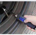 Digital Tire Pressure Gauge 230 PSI Heavy Duty Dual Head Stainless Steel Made for Truck and RV with Backlit LCD and Flashlight Car Accessories