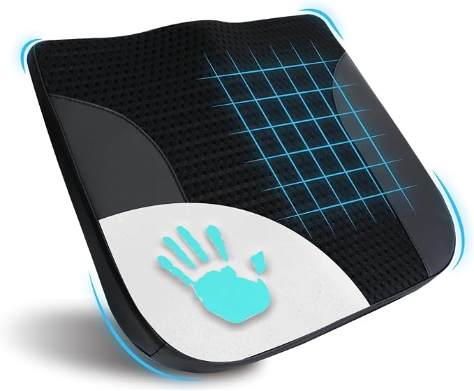 Car Seat Cushion, Car Seat Pillow, Automotive Cushion | Memory Foam Car Seat Cushion for Long Driving, Butt Pillow for Pain Relief, Driver Seat Cushion for Car, Truck, Office, Black
