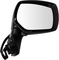Passenger Side Mirror Assembly Electric Adjustment Heated No Memory Black Compatible with 2013-2018 Subaru Forester SU1321125 SU1321130