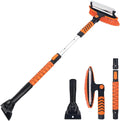 Snow Removal Brush and Ice Scrapers for Car Windshield, 3 in 1 Heavy Duty 42'' Extendable Broom for SUV and Truck Window, Automotive Winter Accessories