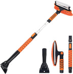 Snow Removal Brush and Ice Scrapers for Car Windshield, 3 in 1 Heavy Duty 42'' Extendable Broom for SUV and Truck Window, Automotive Winter Accessories