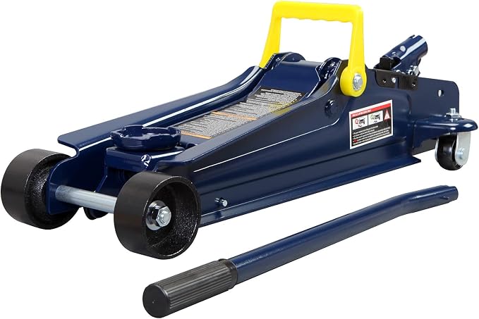 2.5 Ton (5,000 lb) Low Profile Hydraulic Trolly Jack, Blue, AT825051UR