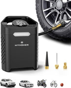Heavy-Duty 160 PSI Tire Inflator,Electric Ball Pump for Sports Balls,Portable Air Pump with Digital Pressure Gauge and LED Light,Bike Pump for Car,SUV,Bicycle,Basketball,Soccer,Volleyball and Football